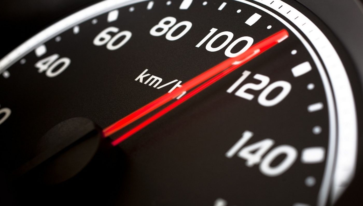 Taking into account the speed